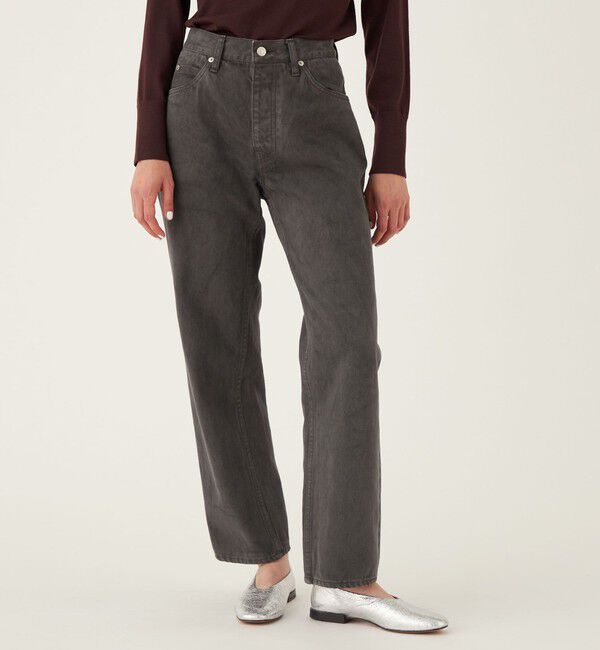 GALERIE VIE「リユースシーアイランドコットン　デニムストレートパンツ」|デニム|