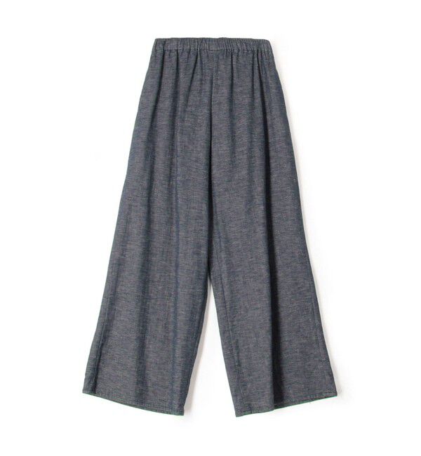 GALERIE VIE「コットンリネンストレッチ イージーワイドパンツ」|その他|65 ブルー