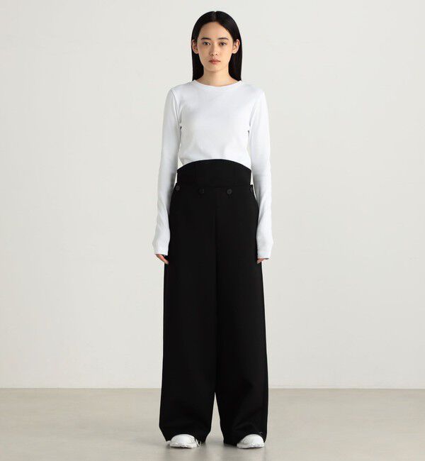 Edition「ウールサテン ハイウエストマリンパンツ」|その他|