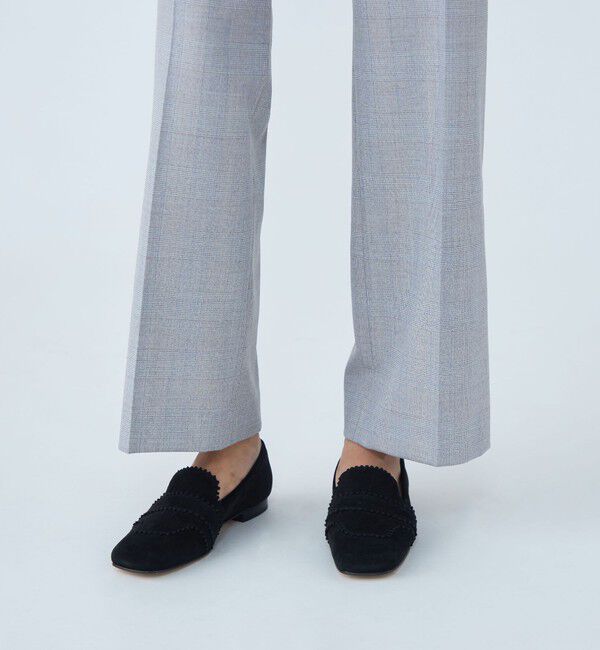 TOMORROWLAND collection「メランジグレンチェック ストレートパンツ」|スラックス|