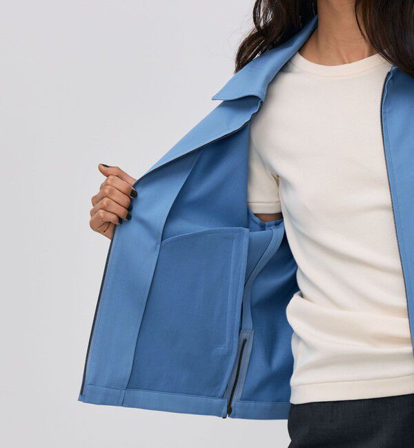 BACCA「コットンピケ ジップアップブルゾン」|その他|