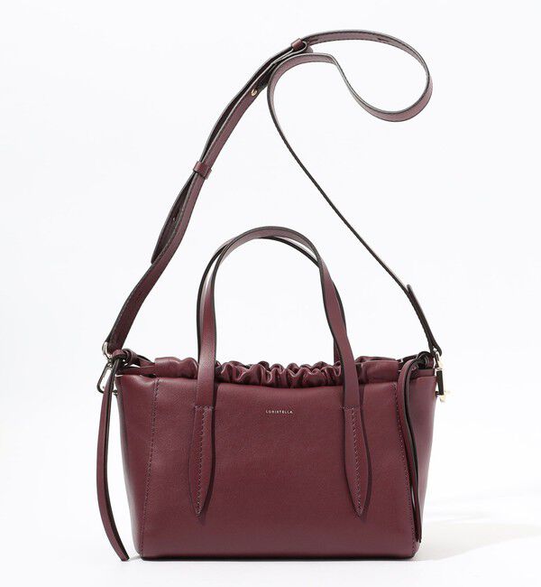 TOMORROWLAND GOODS「LORISTELLA ギャザー ショルダートート」|ハンドバッグ|