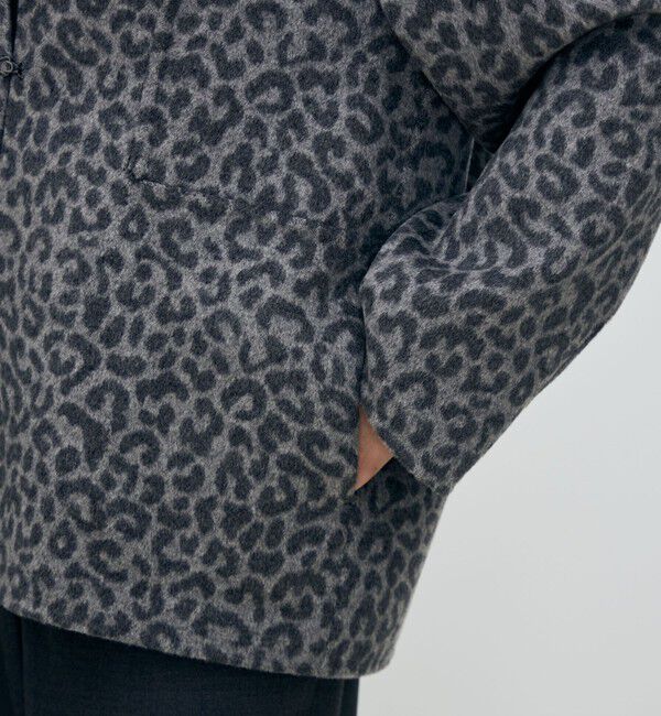 TOMORROWLAND collection「アニマルリバー 2-wayリバーコート」|ノーカラーコート|