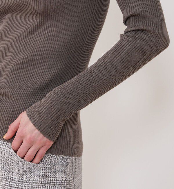 GALERIE VIE「プルミエールウールリブ タートルネックプルオーバー」|ニット・セーター|