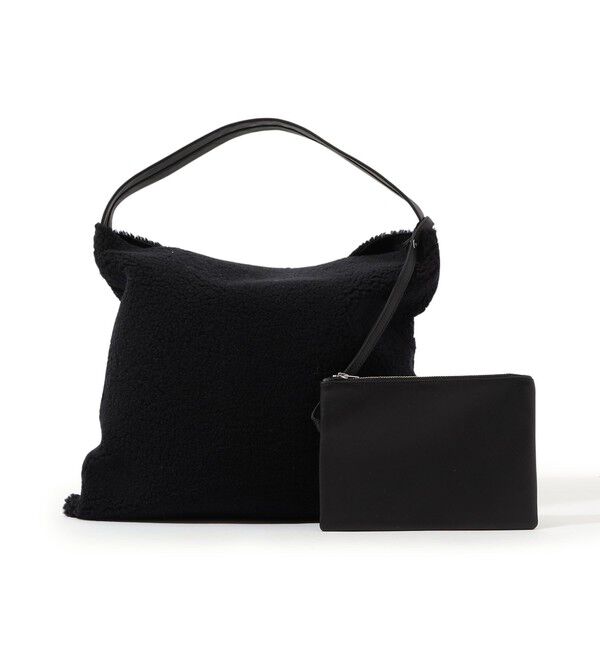 TOMORROWLAND GOODS「GALERIE VIE ムートン 2-wayトートバッグ」|トートバッグ|19 ブラック