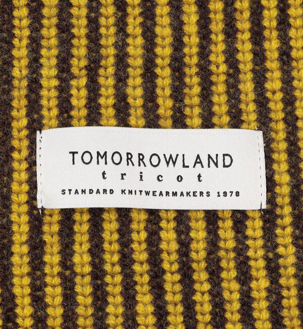 TOMORROWLAND GOODS「ウールストライプマフラー」|マフラー|