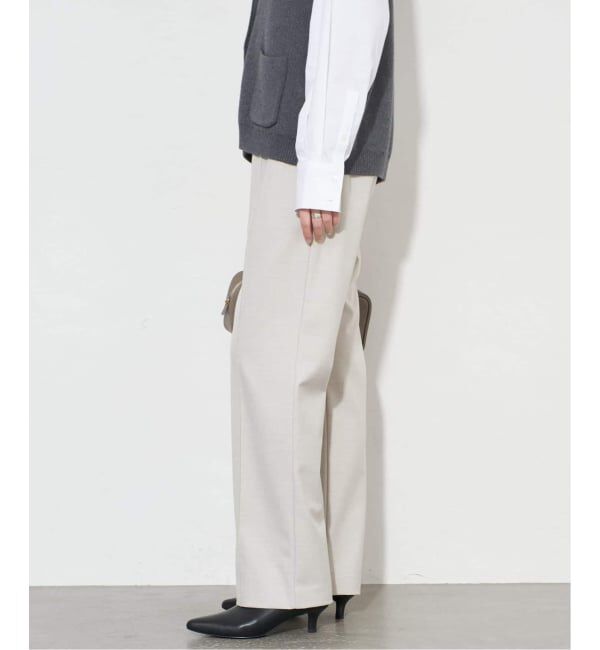 SLOBE IENA「《吸湿発熱/WEB限定/追加2》CIRCULATE WARM パンツ」|スラックス|