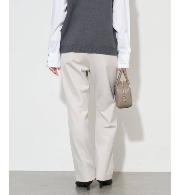 SLOBE IENA「《吸湿発熱/WEB限定/追加2》CIRCULATE WARM パンツ」|スラックス|