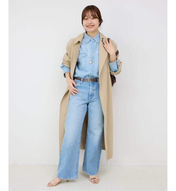 SLOBE IENA「《追加8》SLOBE ラウンドバックルレザーベルト」|ベルト|