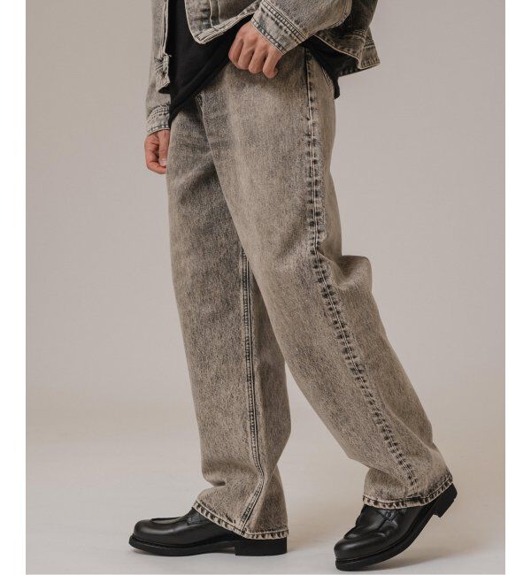 EDIFICE「Lee for BOUCLE 別注 カウボーイバギーパンツ フェード」|デニム|