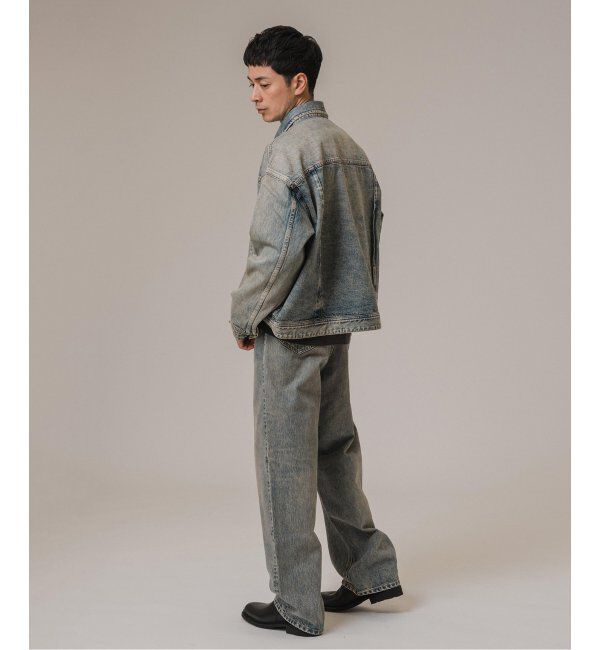 EDIFICE「Lee for BOUCLE 別注 カウボーイバギーパンツ フェード」|デニム|