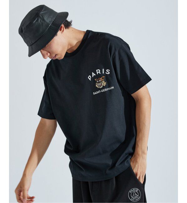 Paris Saint-Germain「【Paris Saint-Germain】カレッジロゴ刺しゅう Tシャツ」|Tシャツ・カットソー|