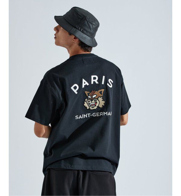 Paris Saint-Germain「【Paris Saint-Germain】カレッジロゴ刺しゅう Tシャツ」|Tシャツ・カットソー|