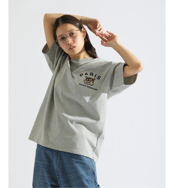 Paris Saint-Germain「【Paris Saint-Germain】カレッジロゴ刺しゅう Tシャツ」|Tシャツ・カットソー|