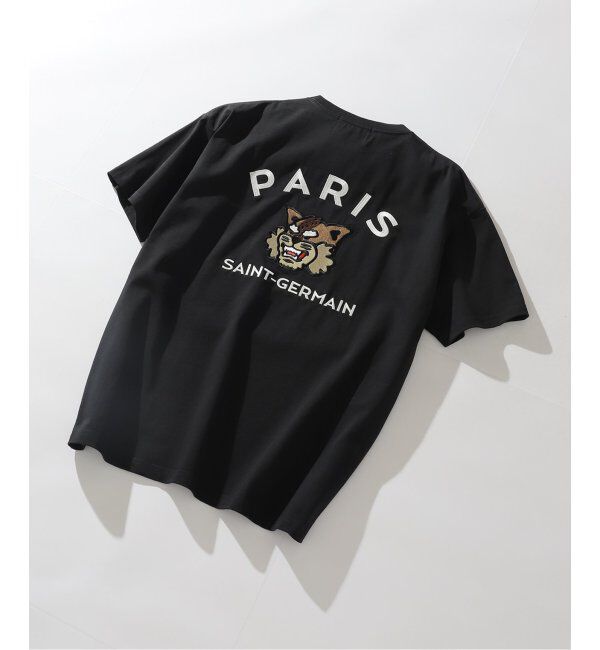 Paris Saint-Germain「【Paris Saint-Germain】カレッジロゴ刺しゅう Tシャツ」|Tシャツ・カットソー|