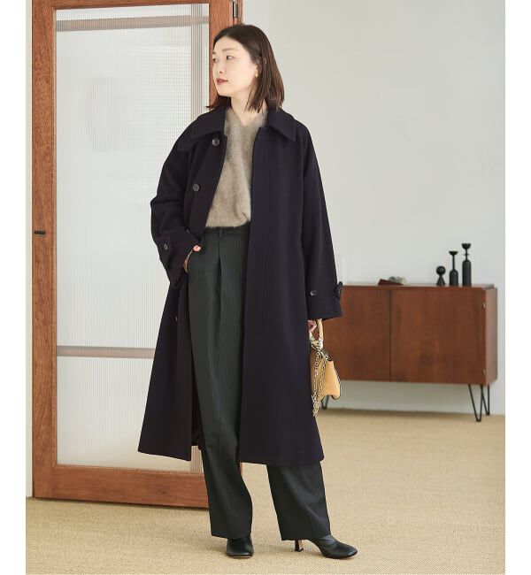 journal standard L'essage「《追加》モッサ/GIOLICAチェックバルカラーコート」|その他|