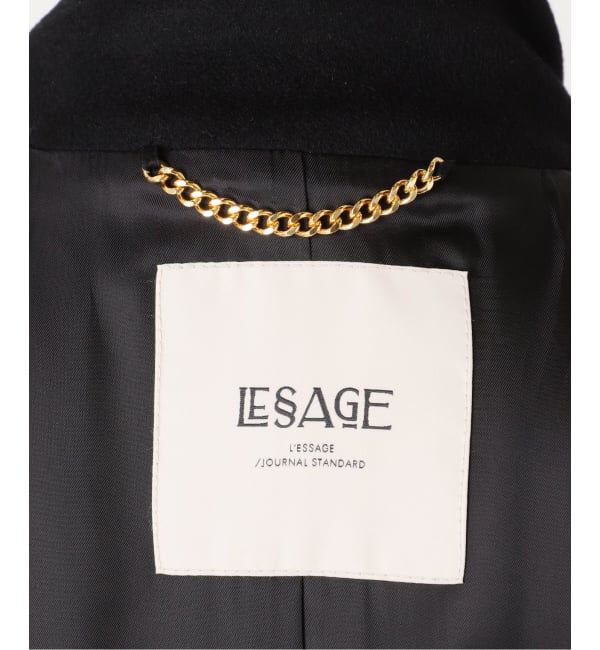 journal standard L'essage「《追加》SUPER120/MANTECOステンカラーショートコート」|ステンカラーコート|