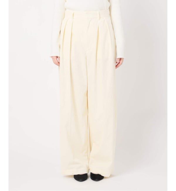 journal standard L'essage「《追加3》ストレッチコーデュロイ 2タックパンツ」|その他|