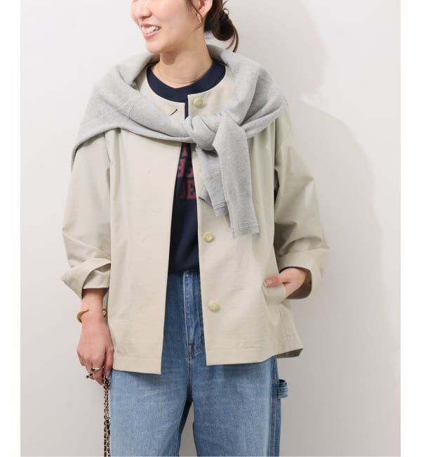 JOURNAL STANDARD relume「《追加》［撥水 / UVカット］【SPENSIERATO】クルーネックコクーンブルゾン」|その他|ナチュラル