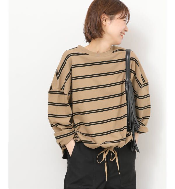 JOURNAL STANDARD relume「《追加 / 新色》ギャザーヘムロングスリーブ」|Tシャツ・カットソー|ベージュ B