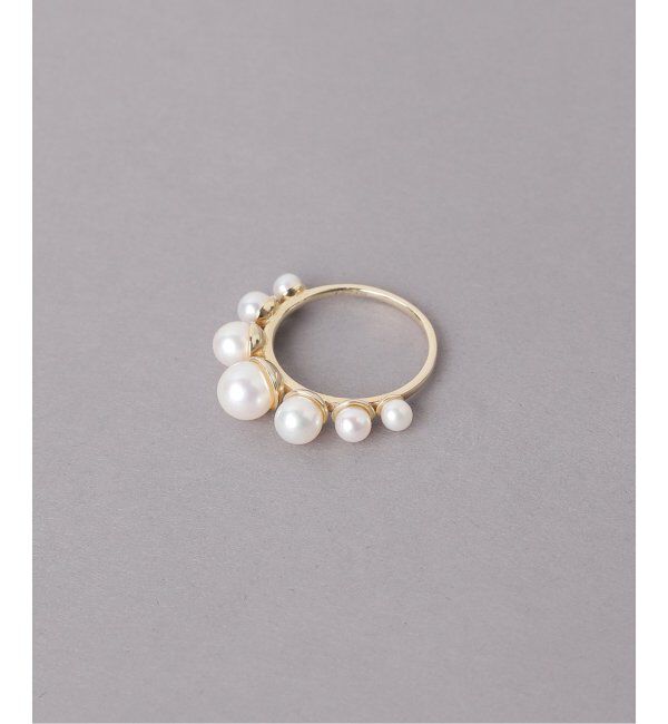 Lilas by Spick&Span「グラデーションパールリング K10」|リング|