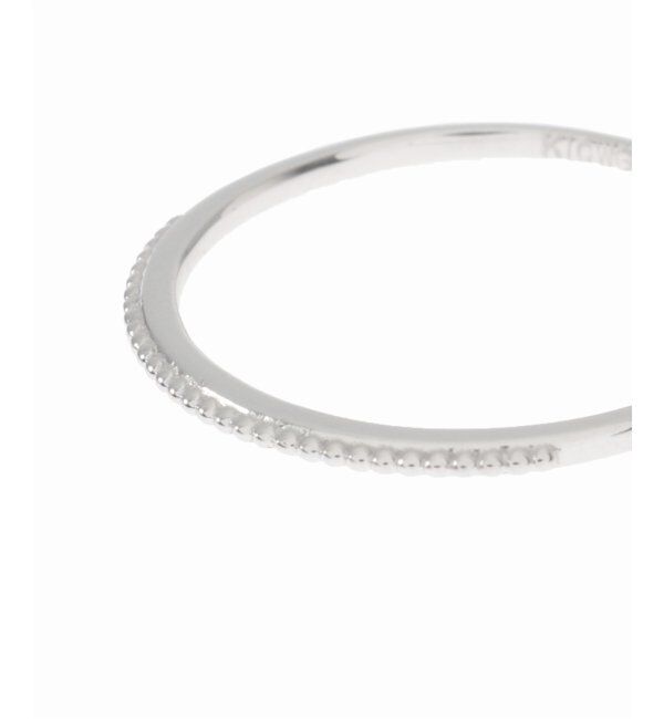 Lilas by Spick&Span「シンプルリングミル打ちWG K10」|リング|