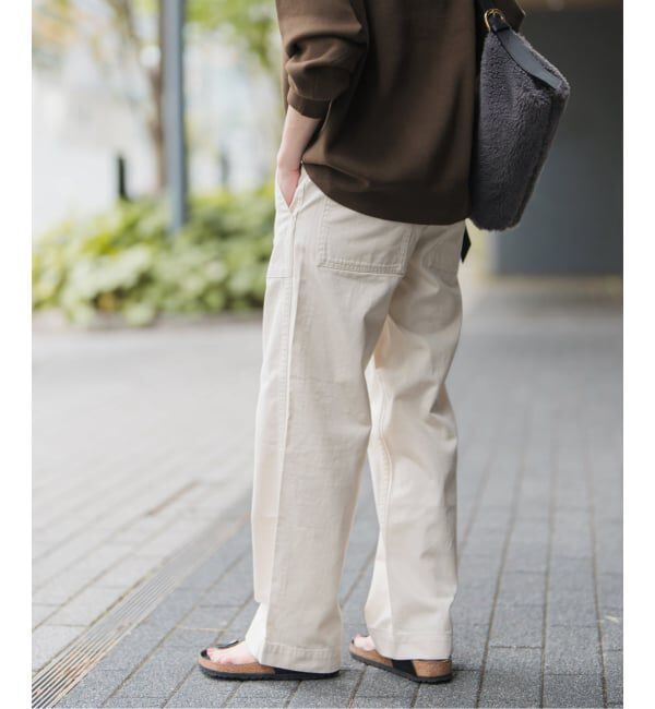 Spick and Span「《追加2》ルーズベイカーパンツ」|カーゴ|