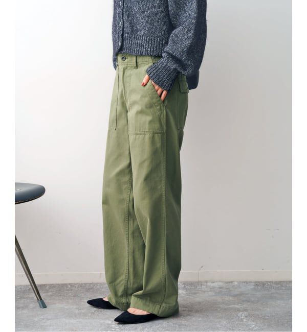 Spick and Span「《追加2》ルーズベイカーパンツ」|カーゴ|