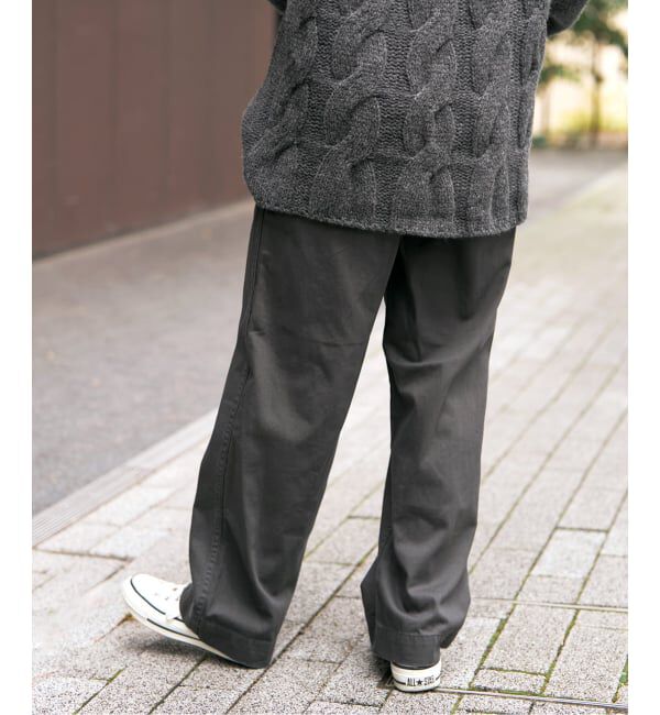 Spick and Span「《追加2》ルーズベイカーパンツ」|カーゴ|
