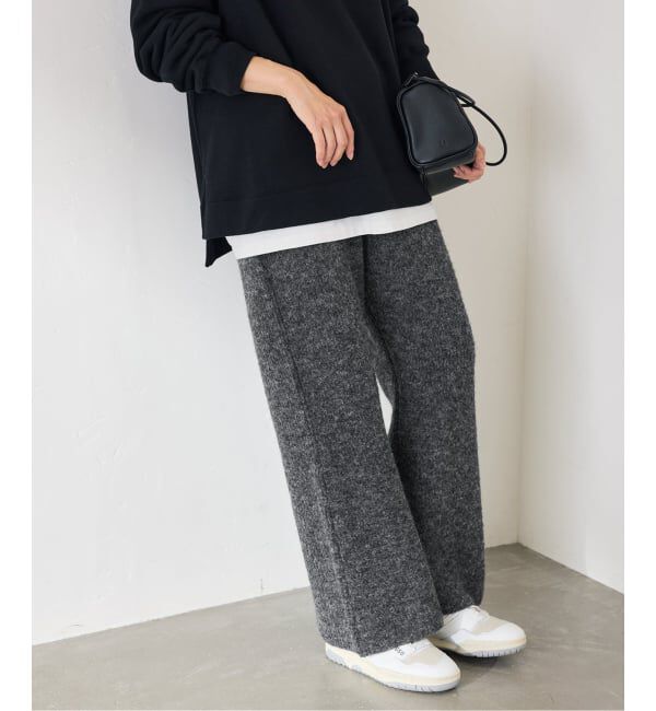 FRAMeWORK「≪手洗い可≫ファーニットパンツ」|その他|グレー