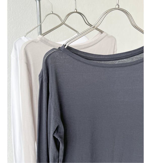 Spick and Span「《追加3》シアーボートネックプルオーバー」|Tシャツ・カットソー|