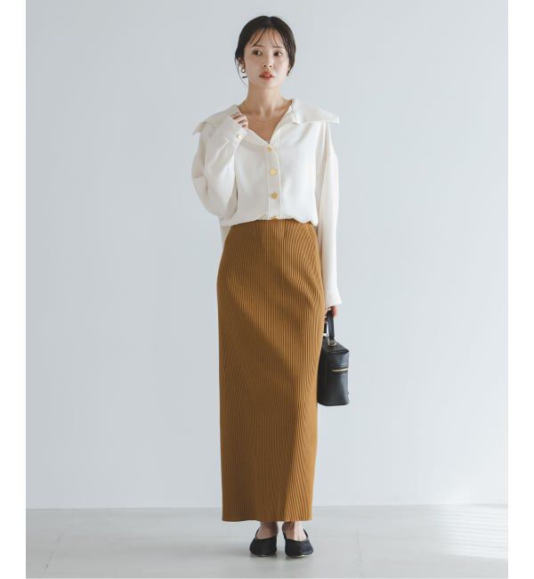NOBLE「オーバーカラーゴールドボタンブラウス」|シャツ・ブラウス|