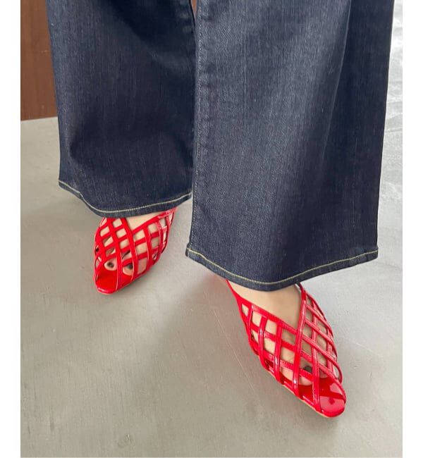  「フレンチスクエアカットワークミュール」|その他|