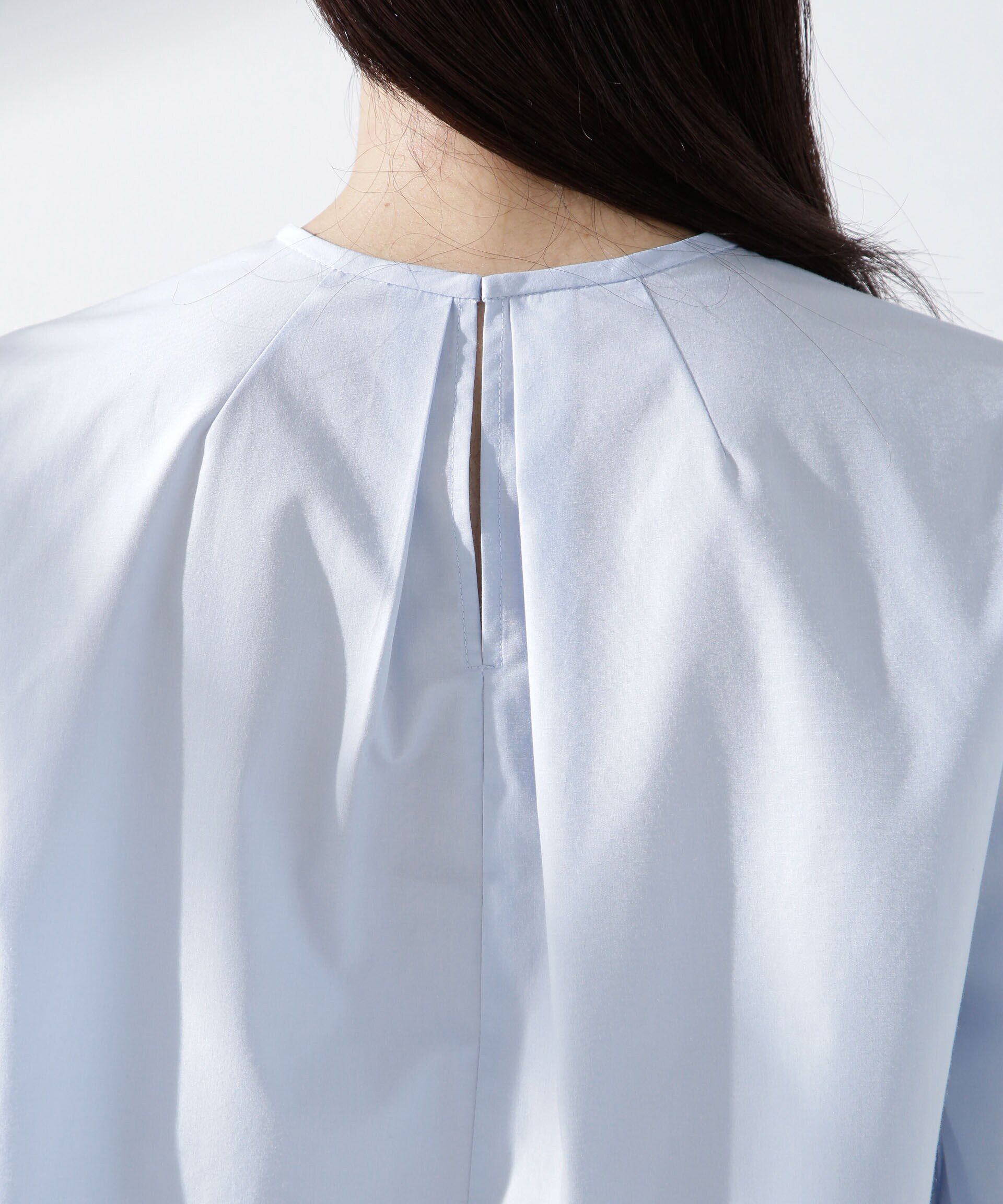 nano･universe「タイプライターボリュームスリーブブラウス」|シャツ・ブラウス|