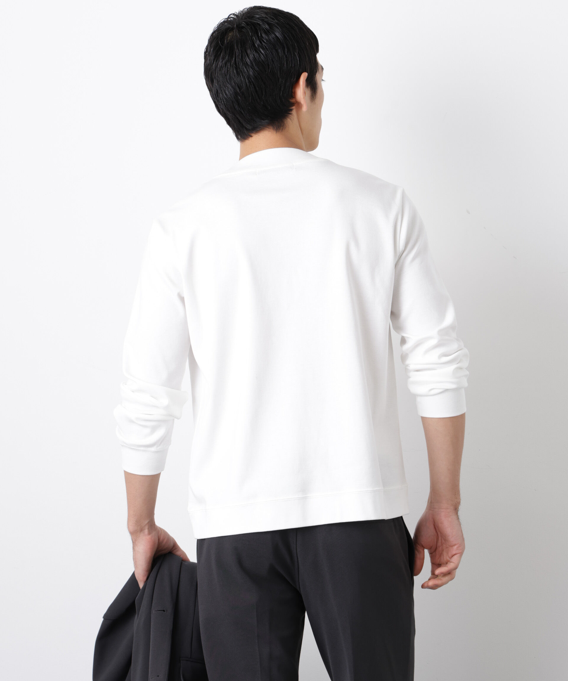 nano･universe「「FORMAL JERSEY」モックネックカットソー長袖」|Tシャツ・カットソー|