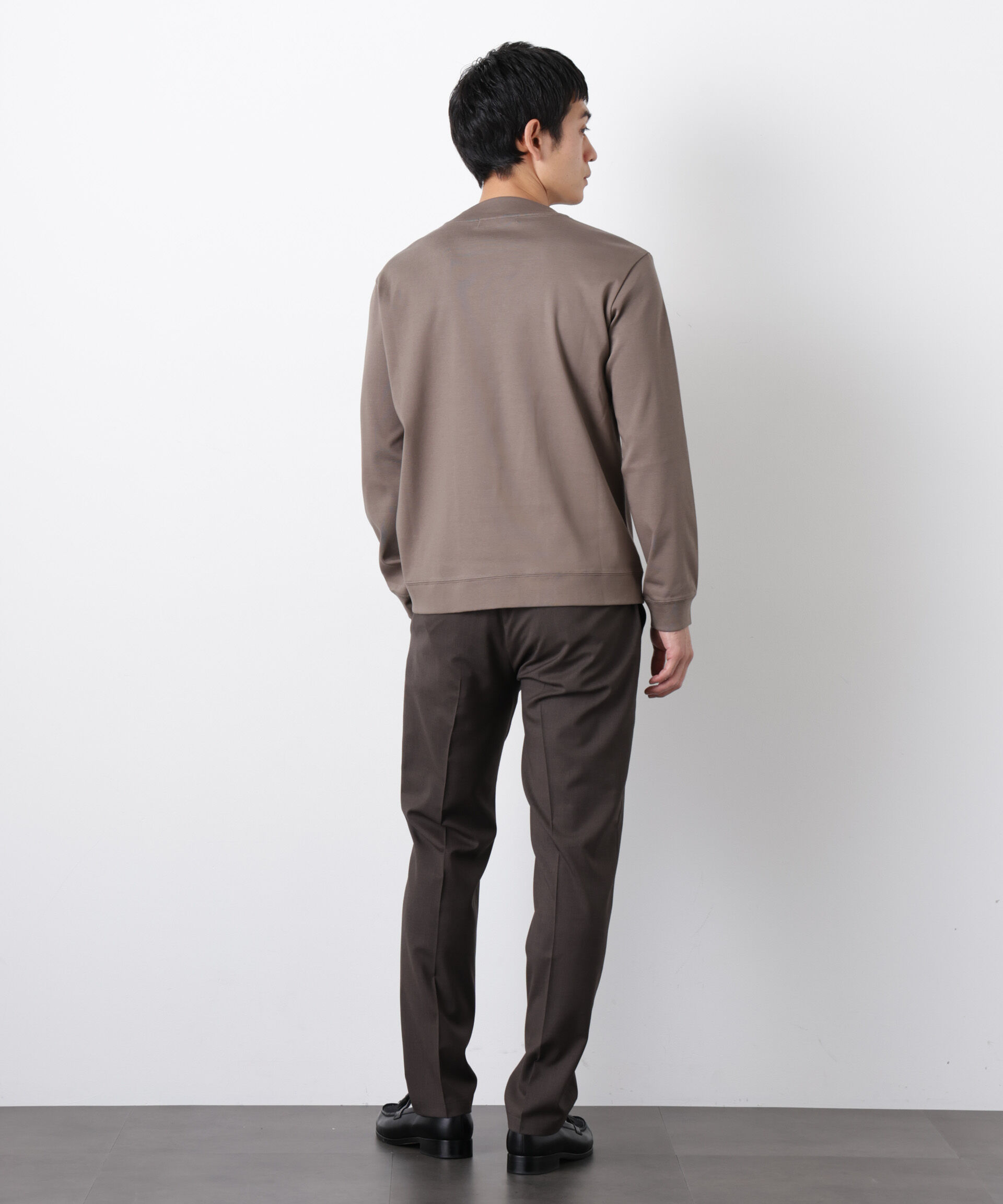 nano･universe「「FORMAL JERSEY」モックネックカットソー長袖」|Tシャツ・カットソー|