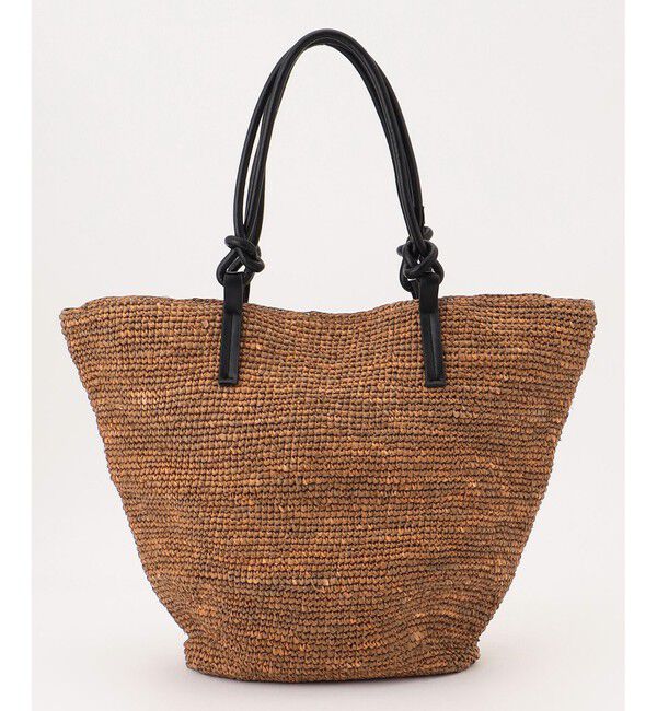 自由区「ノットハンドルラフィアトート バッグ」|トートバッグ|