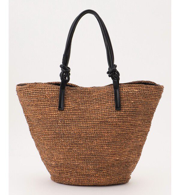 自由区「ノットハンドルラフィアトート バッグ」|トートバッグ|