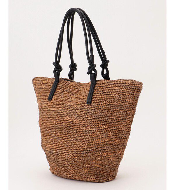 自由区「ノットハンドルラフィアトート バッグ」|トートバッグ|