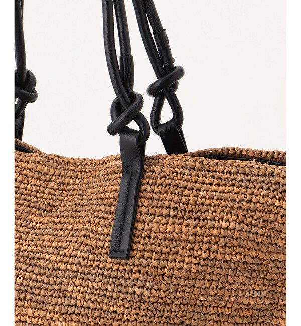 自由区「ノットハンドルラフィアトート バッグ」|トートバッグ|