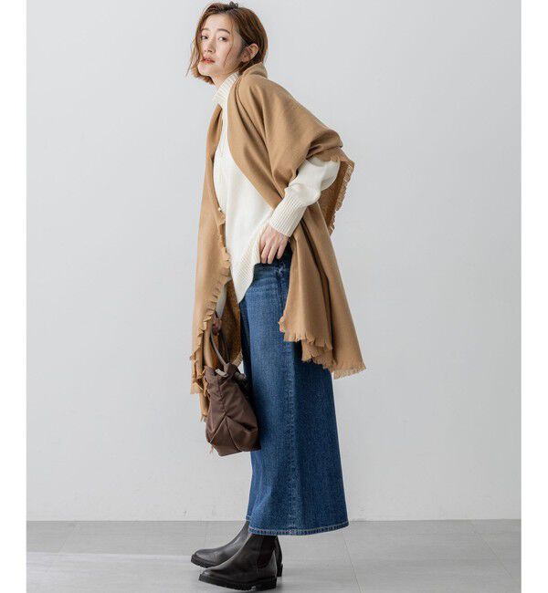 23区「【見上愛さんコラボカラー/Oggi掲載】カシミヤブレンド ハイネック ニット」|ニット・セーター|