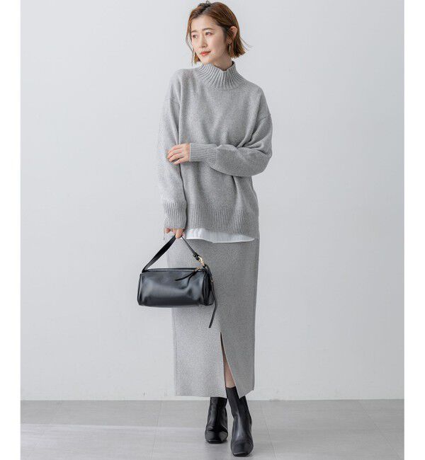 23区「【見上愛さんコラボカラー/Oggi掲載】カシミヤブレンド ハイネック ニット」|ニット・セーター|