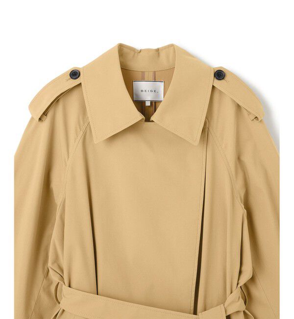 BEIGE,「IBERIS / オーバーサイズトレンチコート」|トレンチコート|