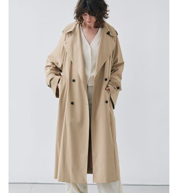 BEIGE,「IBERIS / オーバーサイズトレンチコート」|トレンチコート|