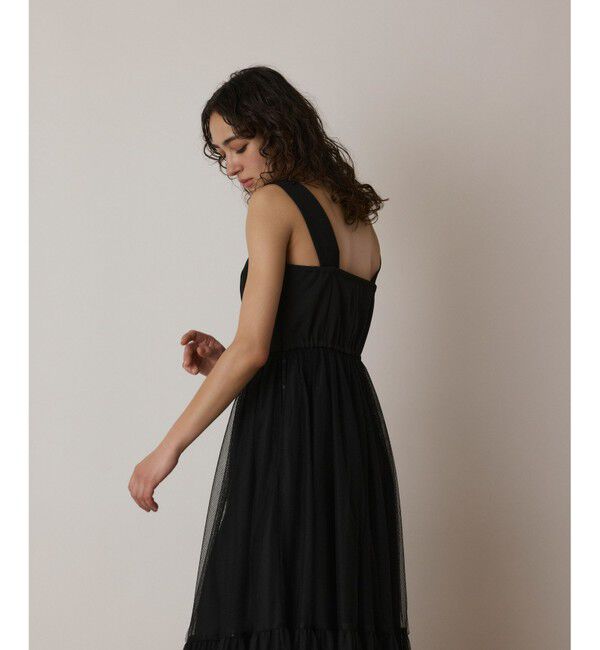  「チュールコンビティアードワンピース」|ワンピース|