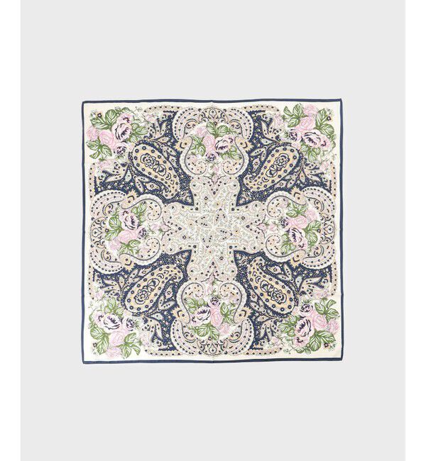 GRACE CONTINENTAL「フラワーペイズリースカーフ」|バンダナ・スカーフ|