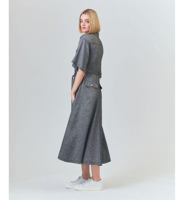 Grace Class「リネンデニムライクワンピース」|ワンピース|