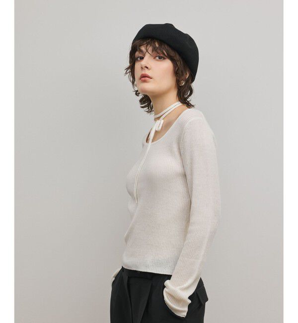 Diagram「バイカラーリブニットトップ」|ニット・セーター|