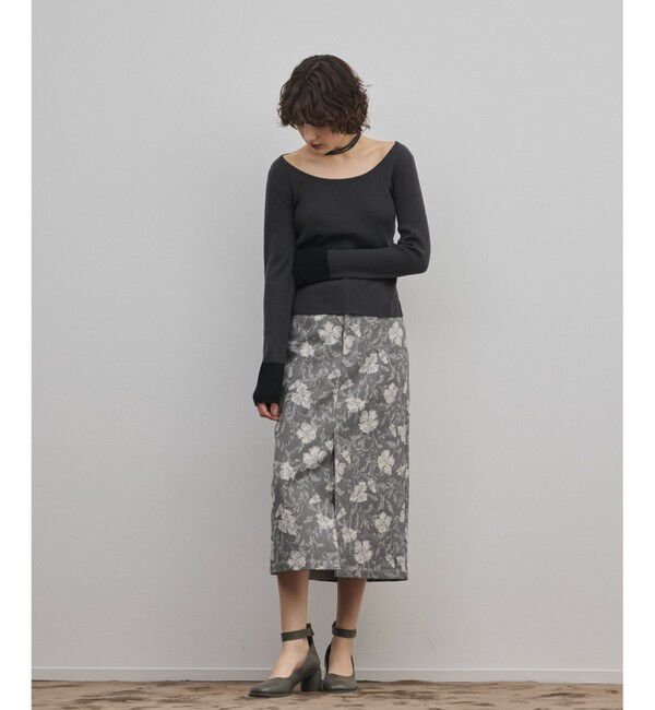 Diagram「バイカラーリブニットトップ」|ニット・セーター|