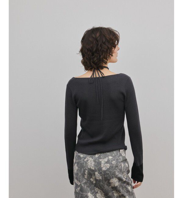 Diagram「バイカラーリブニットトップ」|ニット・セーター|